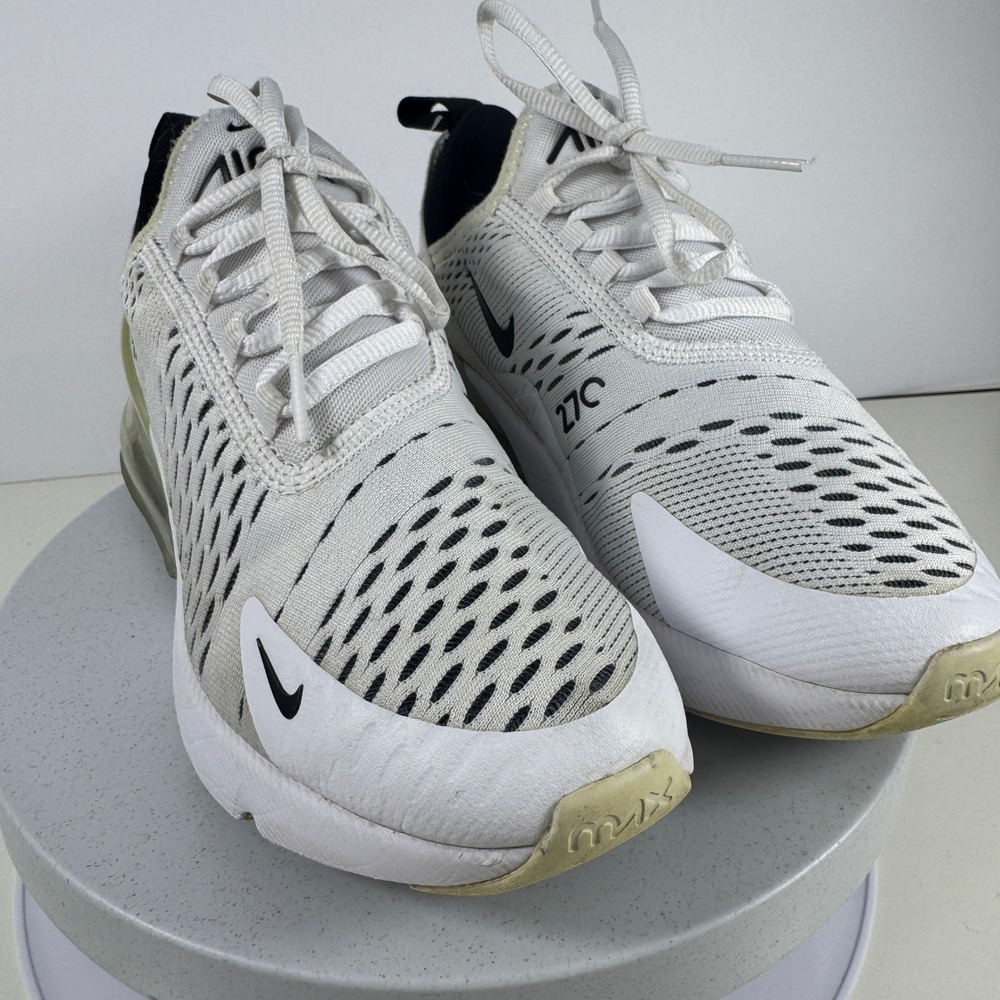 Nike Women Sneakers Air Max 270 Mesh Running Casual White Black US 5.5 - Picture 5 of 14